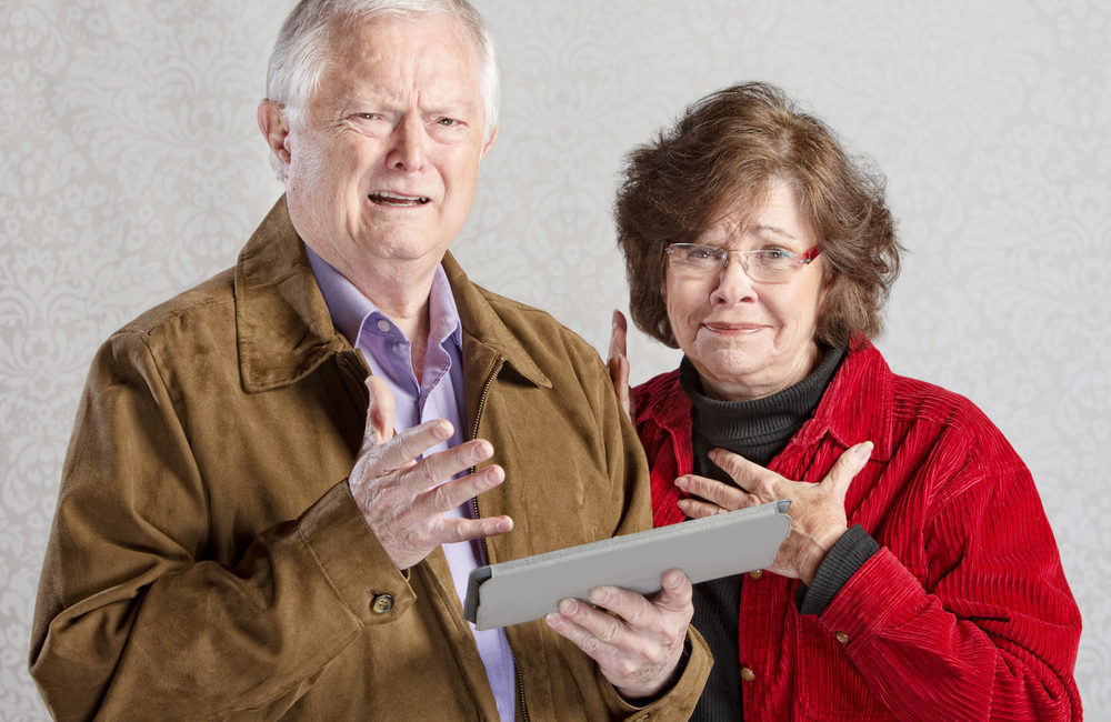 Confused Older Couple