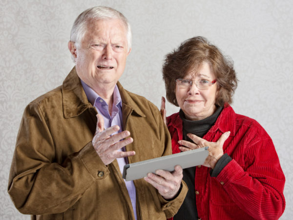 Confused Older Couple