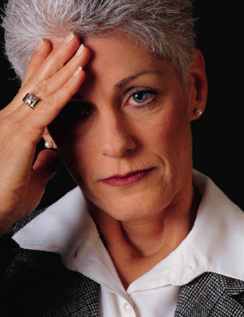 Older Concerned Woman