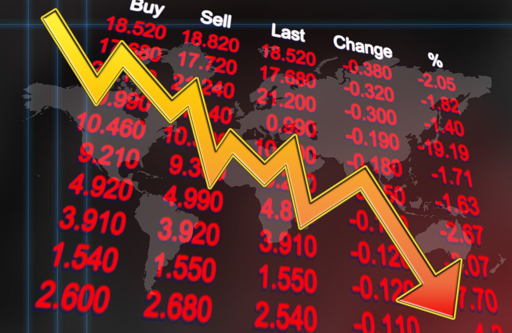 Stock Chart Down