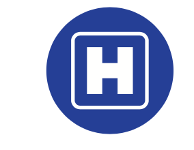 Letter H for hospital