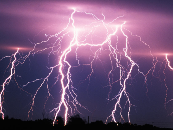 lightning bolts