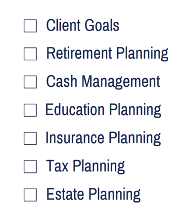 list of client goals